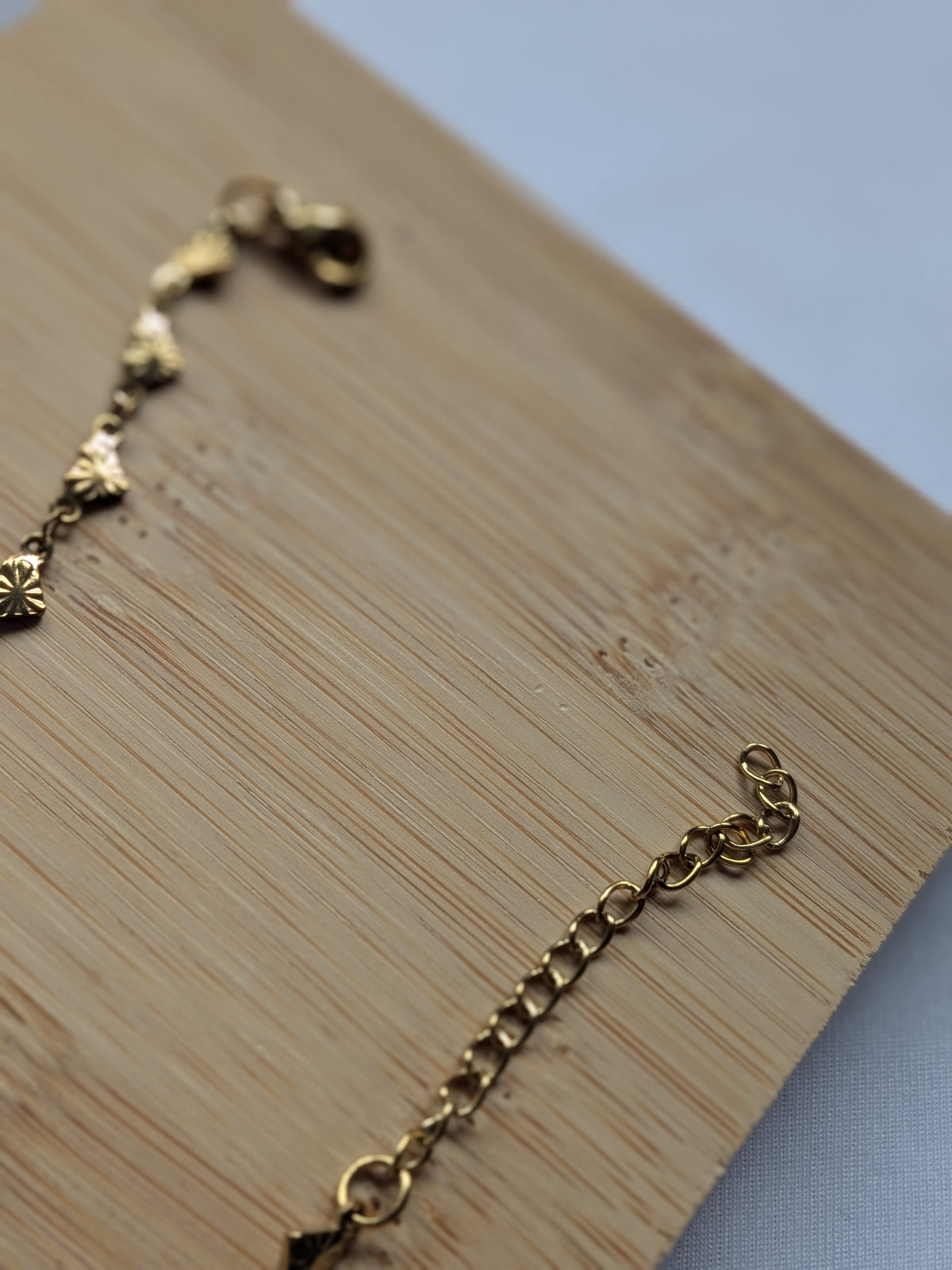Bracelet Maillons Cœurs Dorés