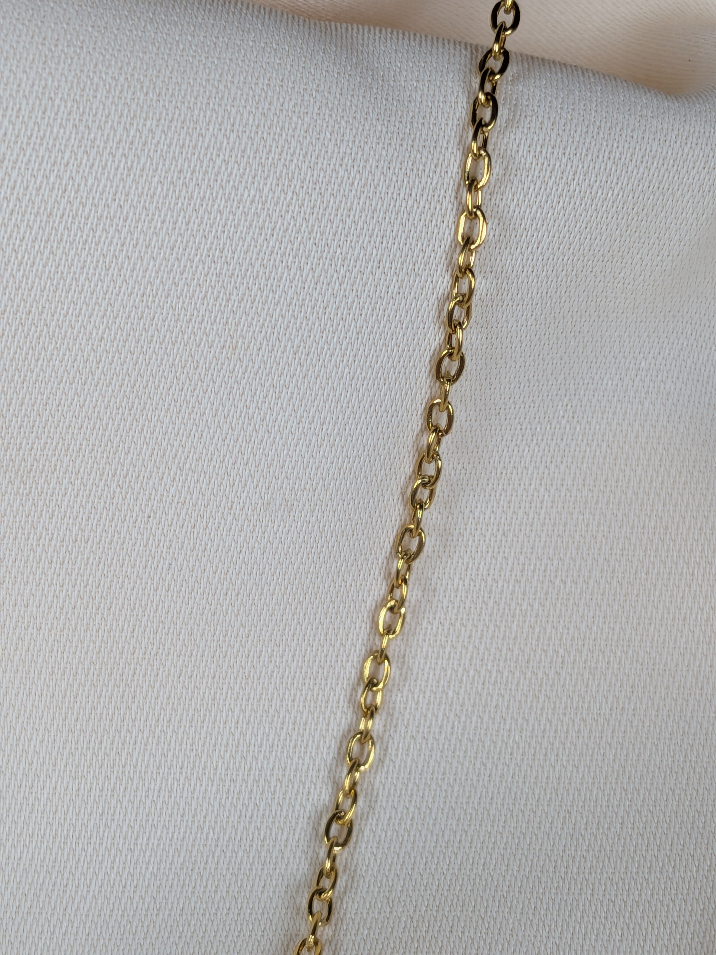 Collier Pendentif Fleur Tournante en Acier inoxydable