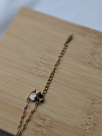 Collier Tournant flocon — Doré & Strass