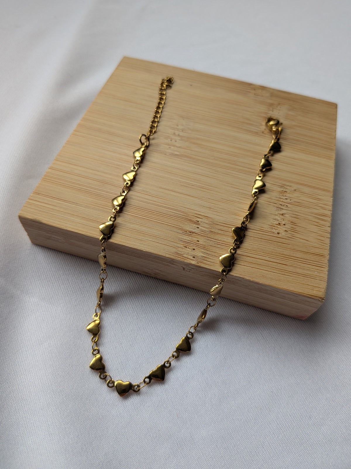 Bracelet Cœurs Dorés