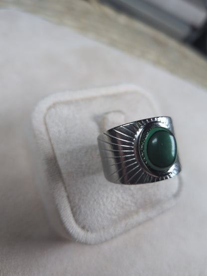 Bague Acier inoxydable argentée