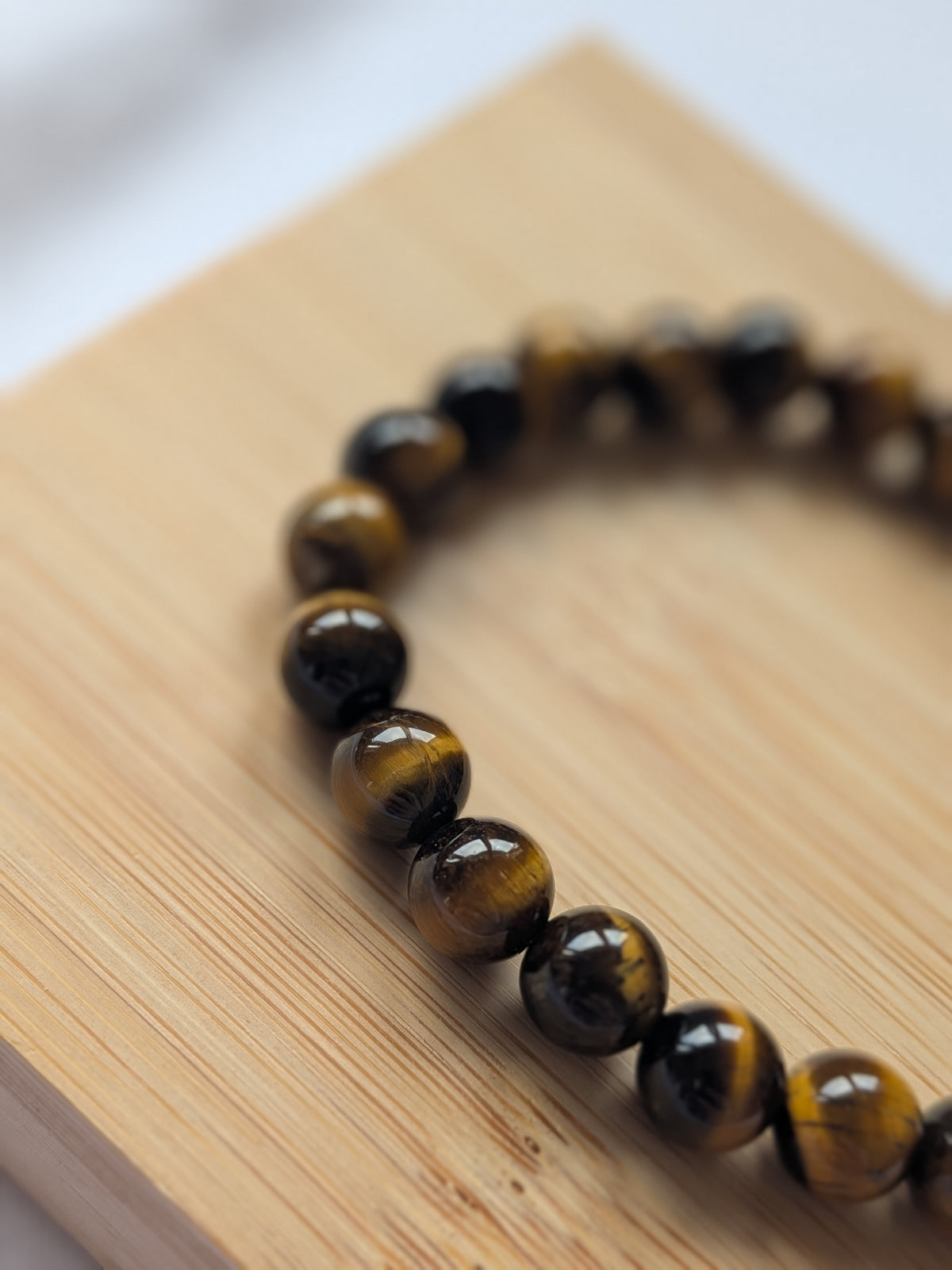 🌿 Bracelet en Oeil du Tigre  – Élégance Naturelle & Harmonie