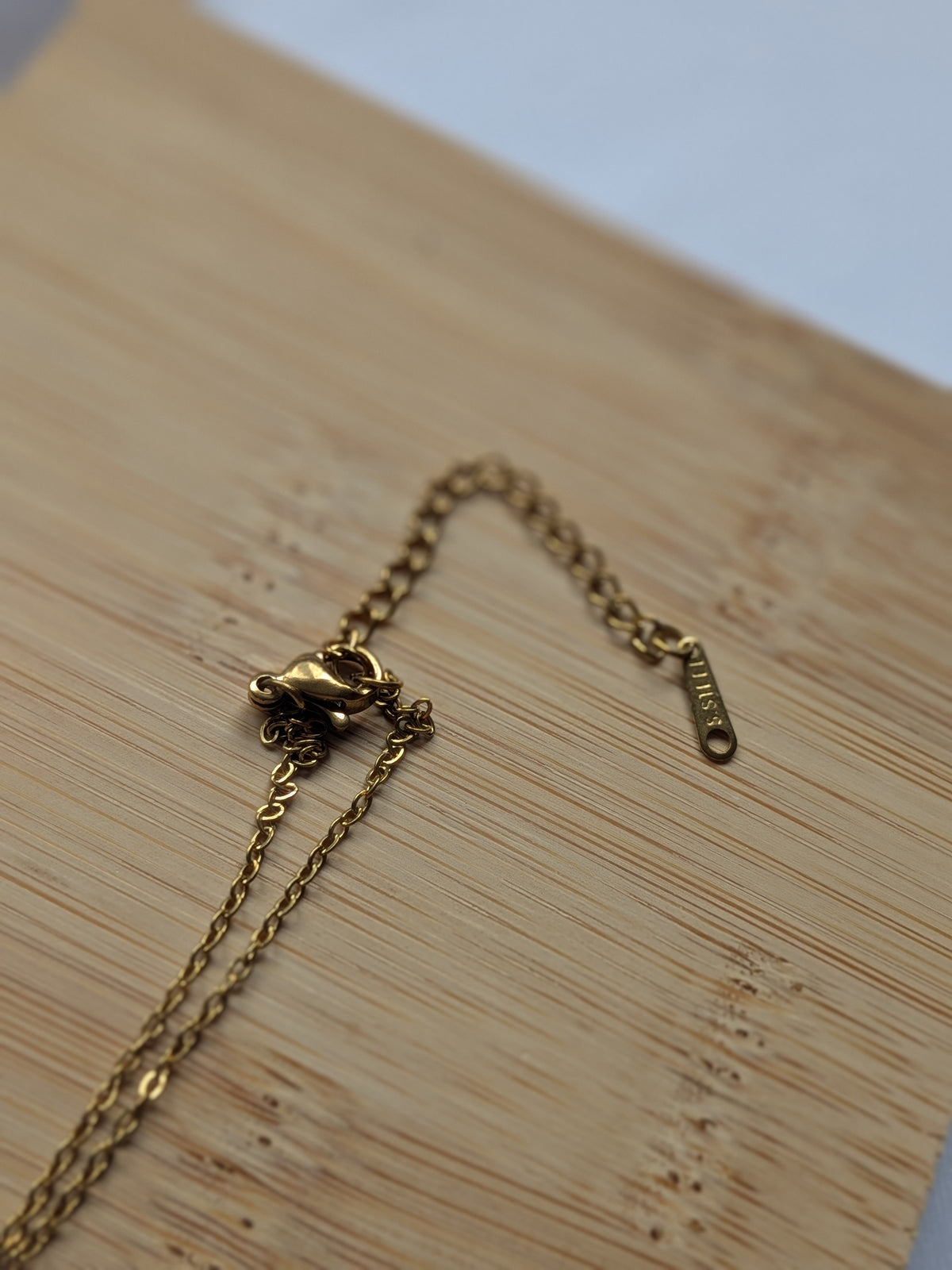 Collier étoile de mer dorée - acier inoxydable
