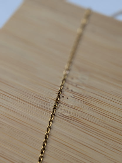 Collier Tournant Fleur — Doré & Rose