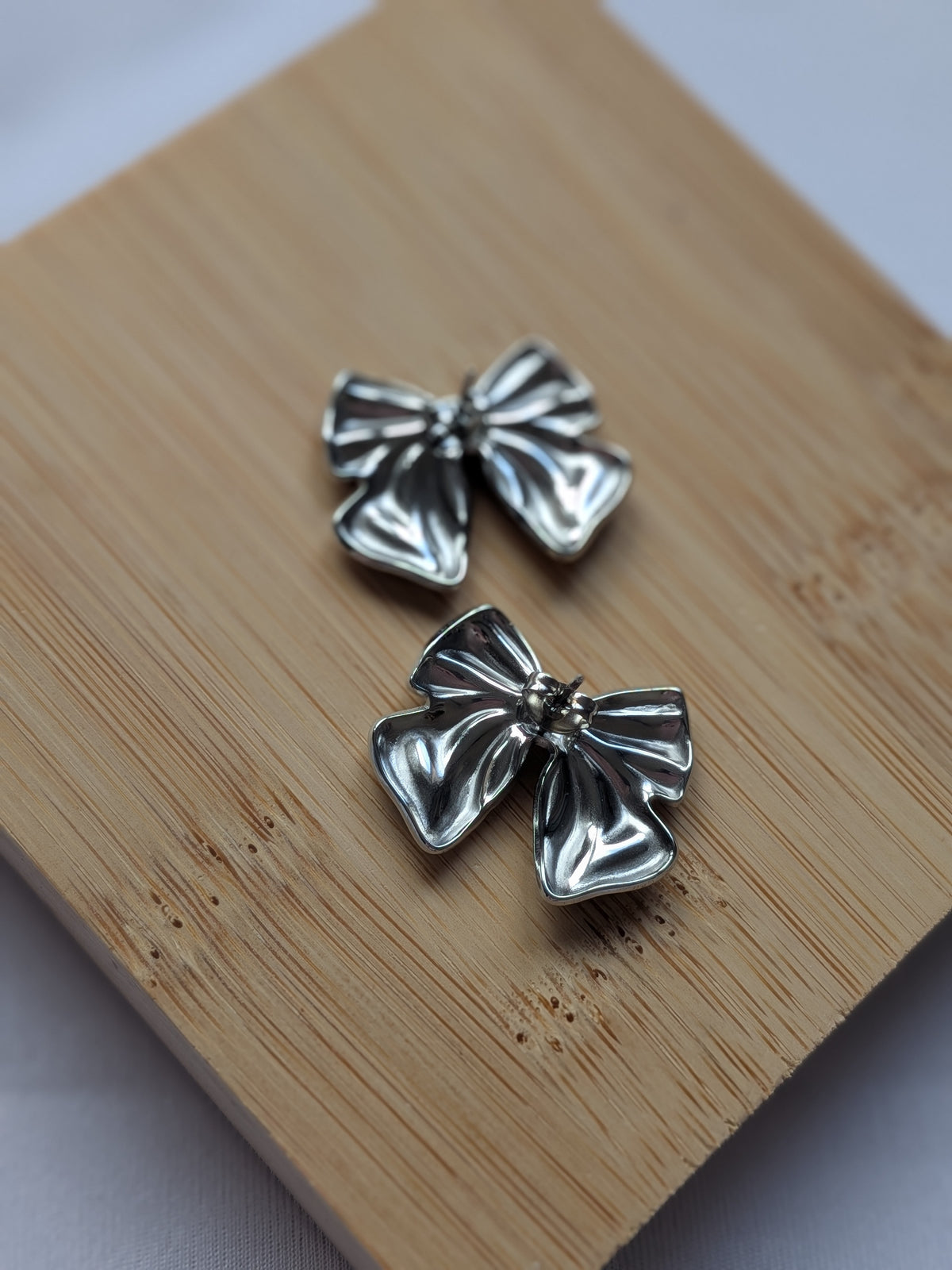 Boucle d'oreille Noeud - Acier inoxydable