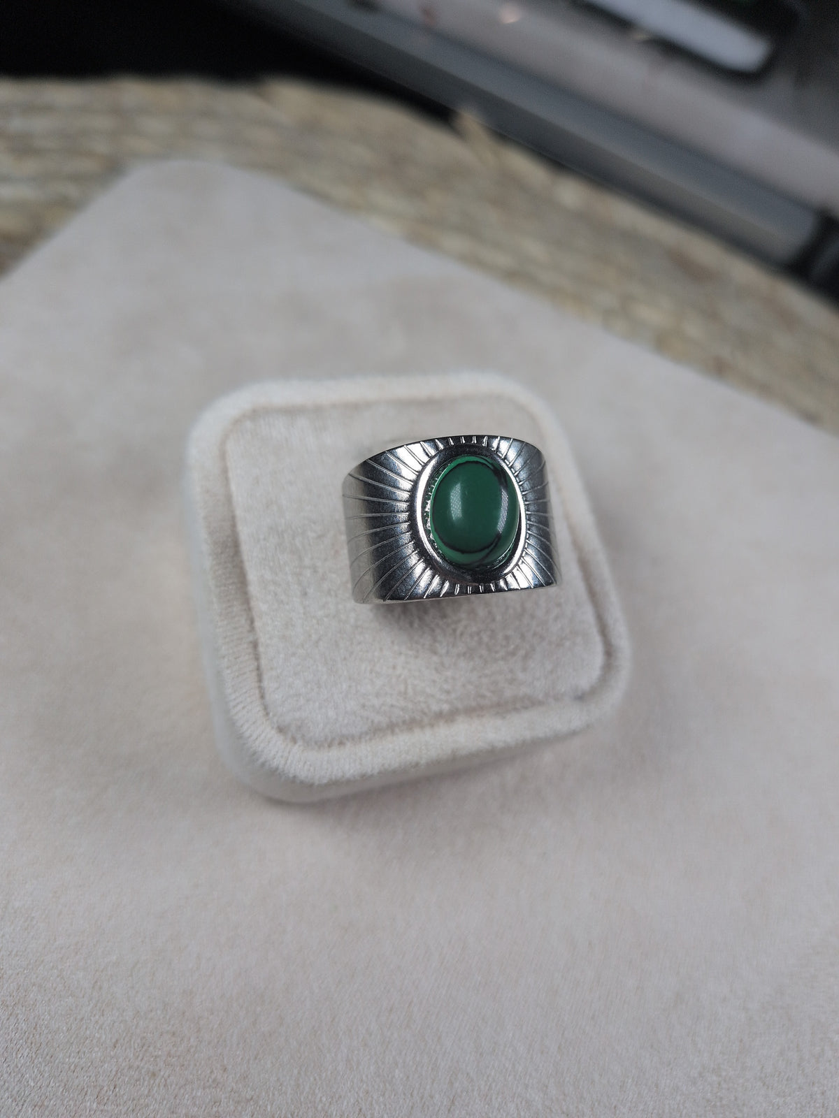 Bague Acier inoxydable argentée