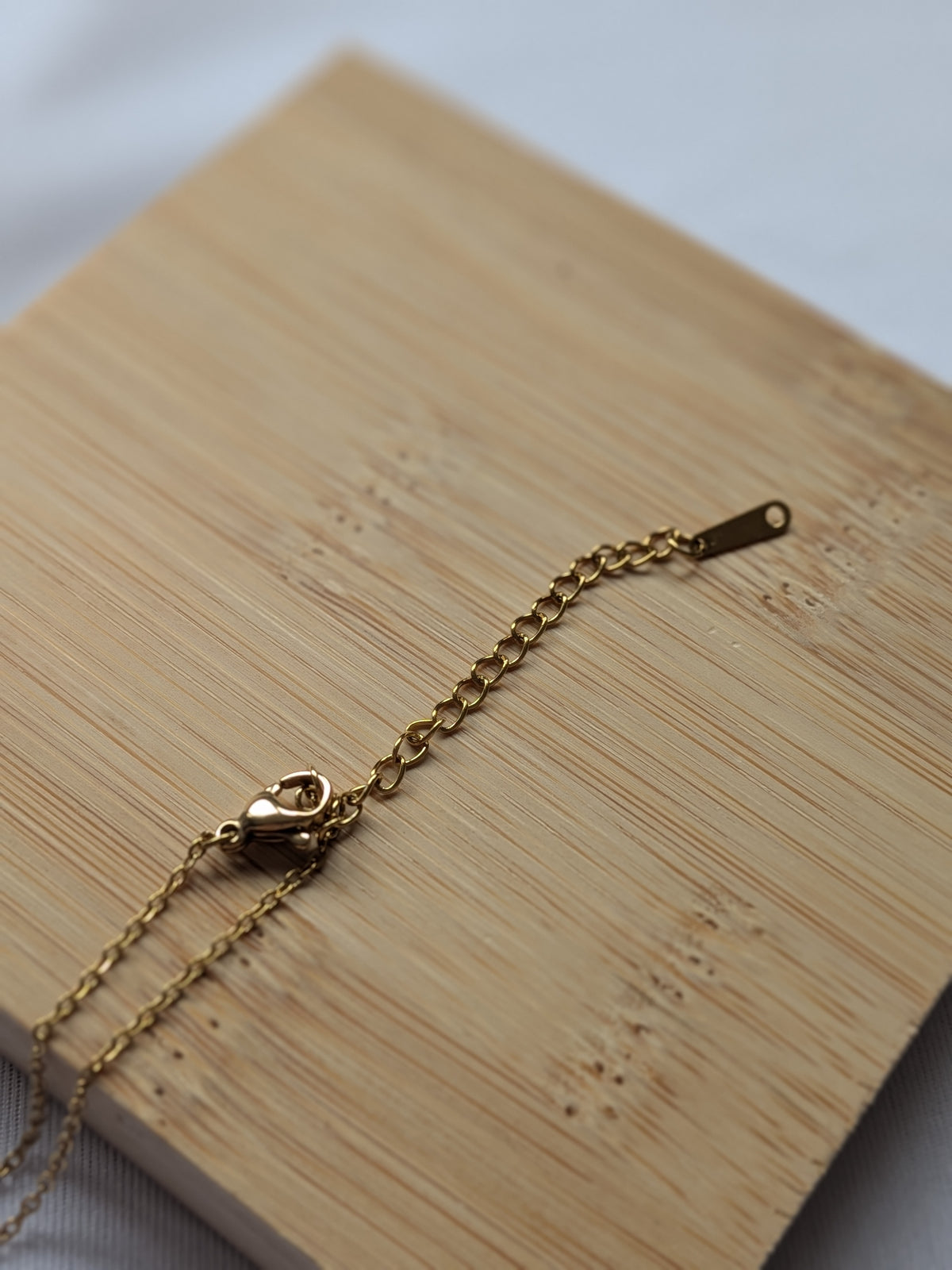 Collier Tournant Fleur — Doré & Strass Rose