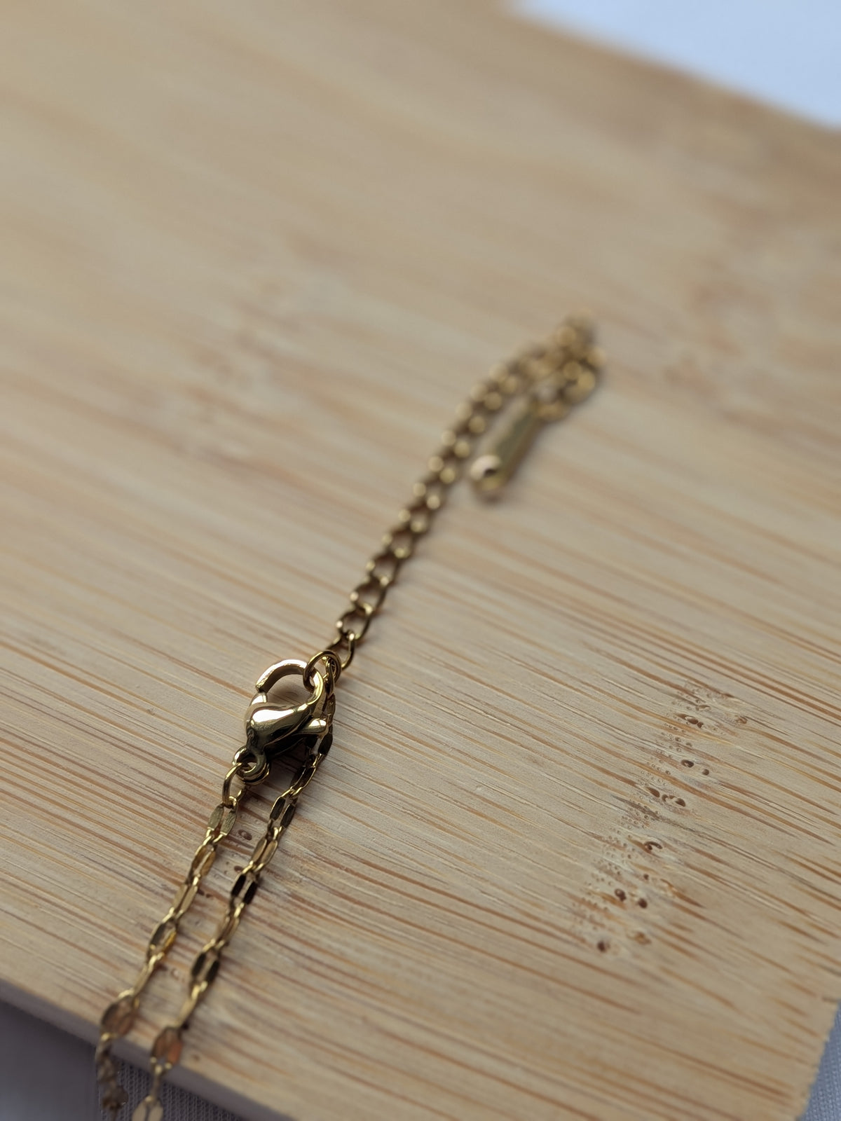 Collier Tournant Fleur — Doré & Strass Blanc