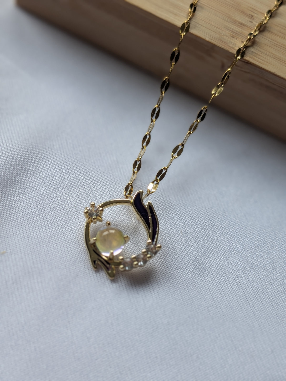 Collier chic — Doré