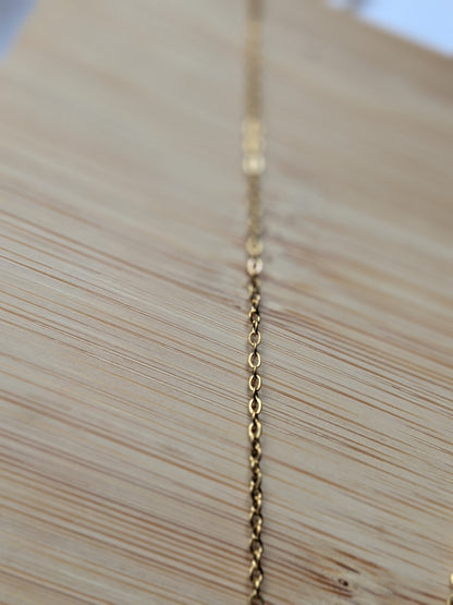 Collier étoile de mer dorée - acier inoxydable