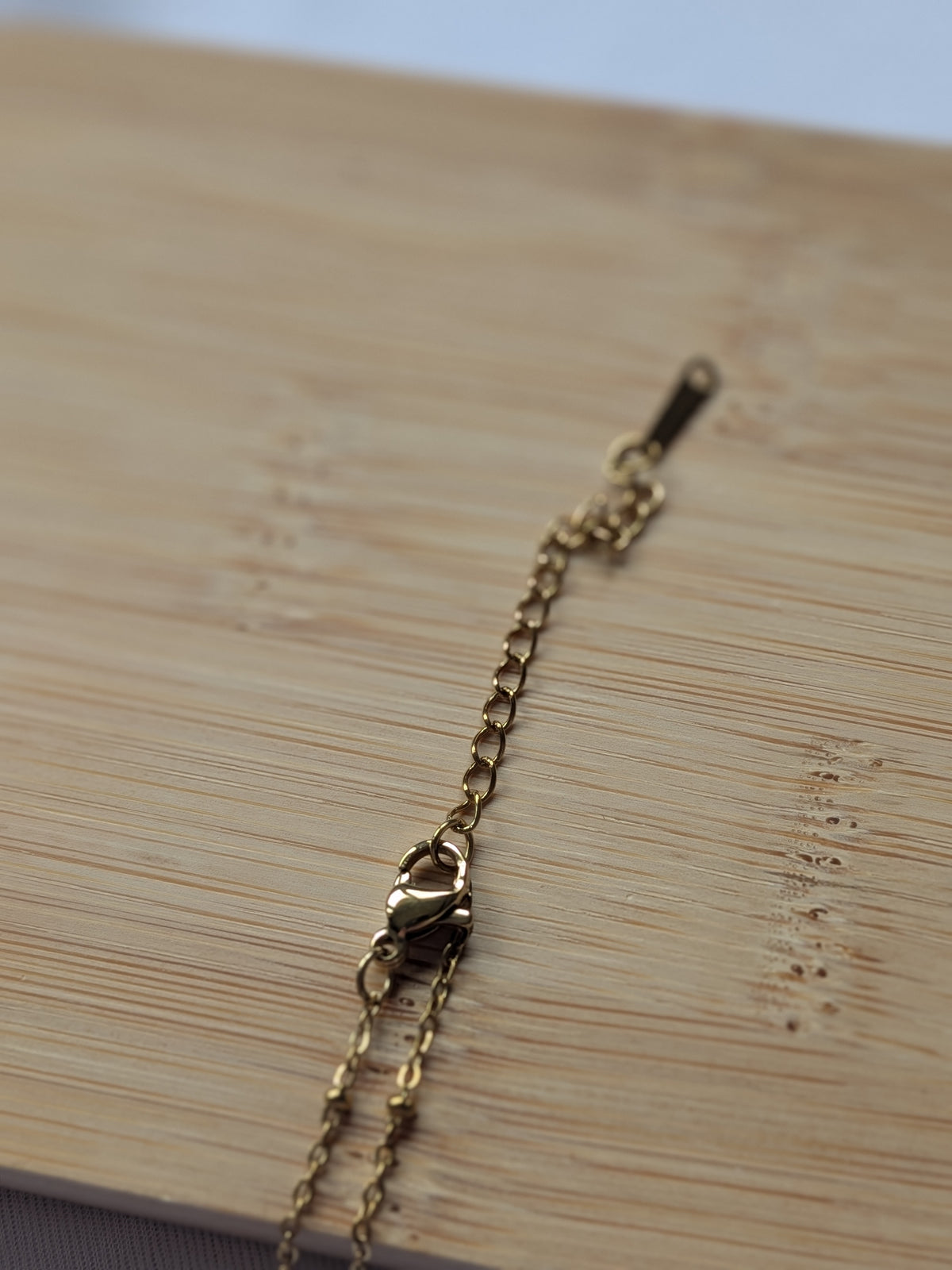Collier coquillage dorée - acier inoxydable